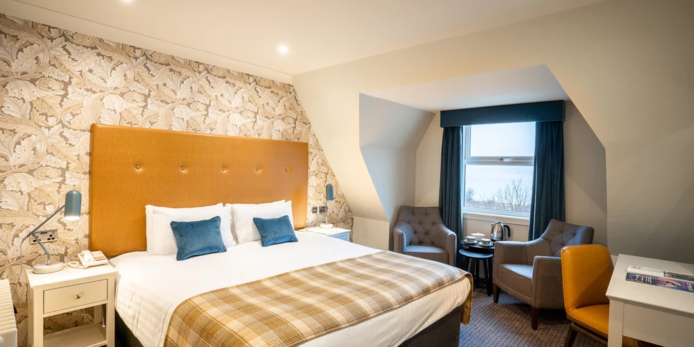 Ballachulish Hotel feature bedroom
